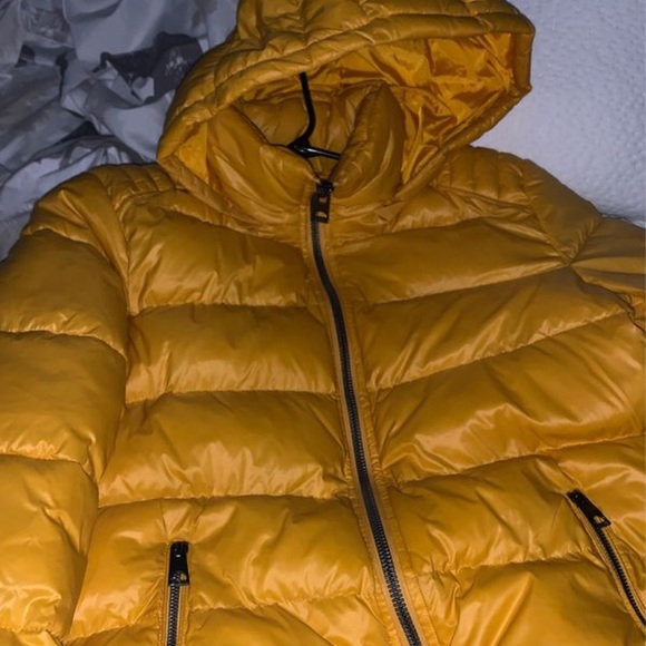 Brand New Yellow Guess Bubble Coat Very 